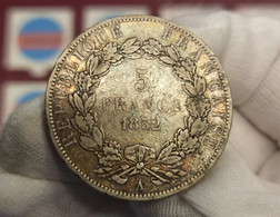 Francia France 5 Francs - Napoleon III 1852 A Km 773 Plata - 5 Francs