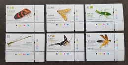 Hong Kong Insects II 2012 Dragonfly Butterfly Moth Firefly Bug Butterflies Insect (stamp Plate) MNH - Neufs