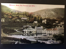 MALVERN Belle Vue Terrace And Hills, Uncirculated, 1906 - Malvern