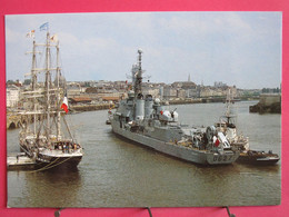 44 - Nantes - Le Port - Arrivée Du Maillé Brézé (escorteur D'escadre) Le 8 Juin 1988 - R/verso - Nantes