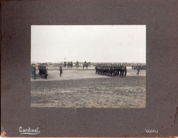 Photo Cardinal à Vannes Passage En Revue Format Photo 17/13,albuminé Sur Carton - Guerre, Militaire