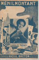 CHARLES TRENET   -  MENILMONTANT - éditions  BRETON  ( PARTITION ) NARBONNE - Sin Clasificación