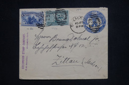 ETATS UNIS - Entier Postal Commercial + Compléments De Chicago Pour L'Allemagne En 1893  - L 126776 - ...-1900