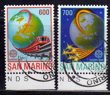 REPUBBLICA DI SAN MARINO 1988 EUROPA UNITA CEPT SERIE COMPLETA COMPLETE SET USATA USED OBLITERE' - Used Stamps