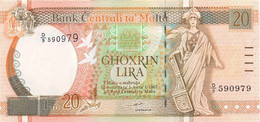 MALTA , P 48, 20 Lira , L 1967 (1994) , UNC Neuf , 20% Discount - Malte