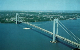 New York - The Verrazano Narrows Bridge Connecting Brooklyn And Staten Island - Brücken Und Tunnel