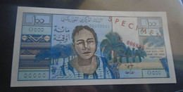 MAURITANIA  , P 1s, 100 Ouguya  , 1973 ,  UNC Neuf , SPECIMEN , 20% Discount - Mauritania