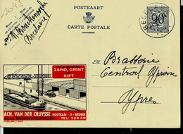 Publibel Obl. N° 1045 ( ACH. VAN DER CRUYSSE - Brugge ) Obl. BESELARE 1952 - Publibels
