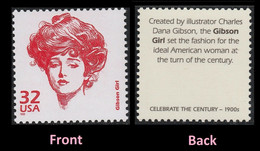 USA 1998 MiNr. 2919 Celebrate The Century Gibson Girl Art Drawing Illustrator MNH ** 0,80 € - Engravings