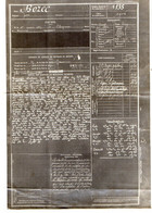 VP20.230 - MILITARIA - RENNES 1951 - Relevé Extrait De Services Du Soldat Jean BOZEC Né à PLOGONNEC - Documenti