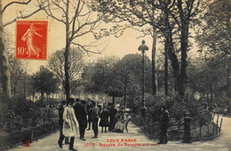 CPA. - TOUT PARIS - N° 1572 - Coll. F. Fleury - Square Du Temple - Superbe Animation - Datée 1907 - TBE - Cartas Panorámicas