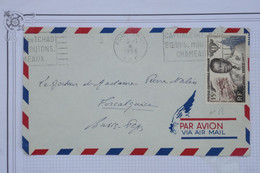 15 AEF  BELLE LETTRE    1956  FORT LAMY  A FORCALQUIER FRANCE +N° 61 + AFF. PLAISANT - Briefe U. Dokumente