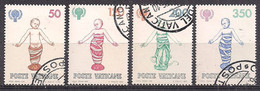 VATICANO 1979 ANNO INTERNAZIONALE DEL FANCIULLO SASS.667-670  USATA VF - Used Stamps