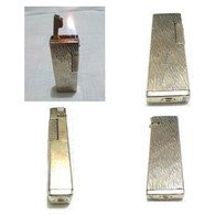 Old Flaxy Lighter Working Tobacciana Collectible Pocket Cigarette Gold Vintage - Autres & Non Classés