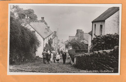 Clovelly UK Old Postcard - Clovelly