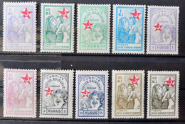 Turquie 1940 Timbres De Bienfaisance N°64/73 ** TB Sauf N°69/70 *TB Cote 40€ - Neufs