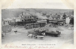 78)   MAULE - La Gare Du Chemin De Fer - Maule