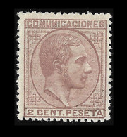 ESPAÑA.Alfonso XII.1878 2c.Nuevo*.Edifil 190 - Nuevos