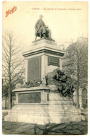 75017 PARIS - Statue D'Alexandre Dumas Père, Place Du Général-Catroux Ex-Malesherbes - Publicité Arôme Maggi Au Dos - Arrondissement: 17