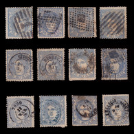 España.1870.Efigie Alegórica.50m.Lote 12 Matasello.Edifil.107 - Used Stamps