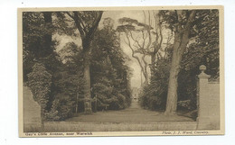 Postcard Warwickshire Guy's Cliffe Avenue Near Warwick Unused - Warwick