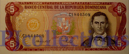 DOMINICAN REPUBLIC 5 PESOS ORO 1988 PICK 118c UNC - Dominicana