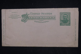 ETATS UNIS - Entier Postal (enveloppe ) Non Circulé - L 126792 - ...-1900