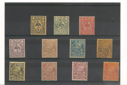 NOUVELLE CALÉDONIE ANNÉES 1905/07 N° Y/T : 90/100 */o Côte : 17,00 € - Used Stamps