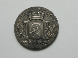 MEDAILLE Ville De COMPIEGNE - Fédération Nationale De Sauvetage - Fête Du Devoir 1927  **** EN ACHAT IMMEDIAT **** - Professionnels / De Société