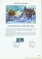 Andorre 2005-Andorre-Espagnole. Timbre Oblitéré Yvert Nr. 606 Sur Encart Spéciale.  Chat/Rat........   (EB) DC-11100 - Collections
