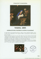 Andorre 2005-Andorre-Espagnole. Timbre Oblitéré Yvert Nr. 619 Sur Encart Spéciale.  Peinture......   (EB) DC-11101 - Colecciones