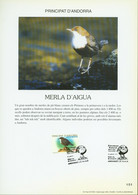 Andorre 2005-Andorre-Espagnole. Timbre Oblitéré Yvert Nr. 317 Sur Encart Spéciale.  Oiseau...   (EB) DC-11106 - Verzamelingen