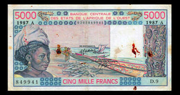 # # # Banknote Elfenbeinküste (Cote Ivory) 2.000 Francs 1987 # # # - Côte D'Ivoire