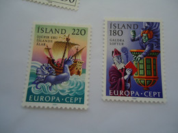 ICELAND    MNH  STAMPS  EUROPA - 1959