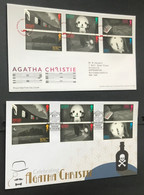 2016  GB Agatha Christie 2 Different Post Marks First Day Covers Always Welcome Your Offers On My Listings - 2011-2020 Dezimalausgaben