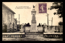81 - ST-BENOIT-DE-CARMAUX - LE MONUMENT AUX MORTS - Andere Gemeenten