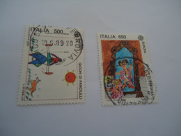 ITALY    USED STAMPS  EUROPA WITH    POSTMARK - 1959