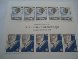 MONACO  MNH STAMPS SHEET   EUROPA  1983 - 1959