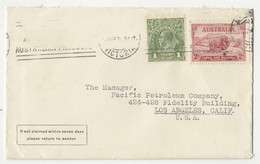 Bank Of New South Wales Company Letter Cover Posted 193? To USA B220720 - Brieven En Documenten