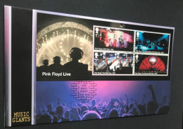 2016 GB Pink Floyd Music Giants First Day Cover And Mini Sheet Private Covers. Always Welcome Offers Invited On My List - 2011-2020 Decimal Issues