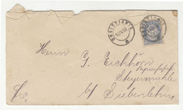 Norway Letter Cover Posted 1892 Christiania To Siebenlehm B220720 - Cartas & Documentos