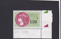 Timbre Fiscal No 499 ** Coin De Feuille Daté; Cote 45€ - Stamps