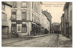 69 - Pontcharra Sur Turdine - Grande Rue - 1913 - Pontcharra-sur-Turdine