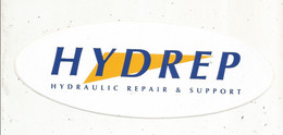 Autocollant , HYDREP , Hydraulic Repair & Support , 200 X 75 Mm, Frais Fr 1.75 E - Stickers