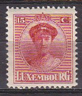 Q2805 - LUXEMBOURG Yv N°123 * - 1921-27 Charlotte Voorzijde