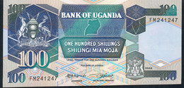 OUGANDA UGANDA P31b 100 SHILLINGS 1988 #FM     UNC. - Uganda
