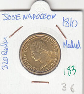 CRM0183 MEDALLA JOSE NAPOLEON 320 REALES 1810 MADRID - Other & Unclassified