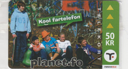 Faroe Islands, OR-004, 50 Kr ,  Planet.fo, Children, Mint In Blister, 2 Scans. - Islas Faroe