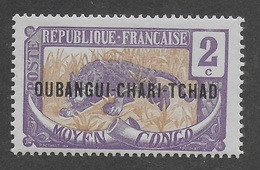 OUBANGUI-CHARI - TCHAD 1915 - YT 2** - Neufs