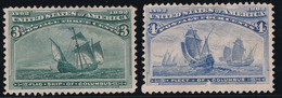 Etats Unis N°83/84 - Neuf Sans Gomme - Amincis - Aspect TB - Unused Stamps